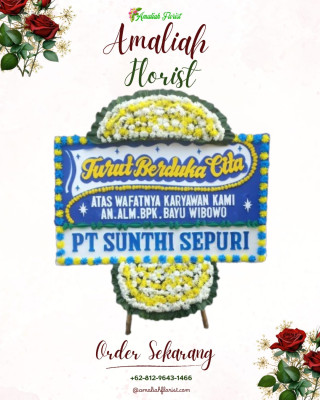 Papan Bunga Duka di Semanggi