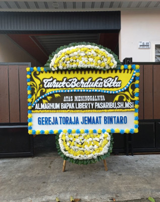 Papan Bunga Duka di Semanggi