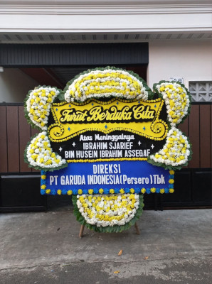 Papan Bunga Duka di Semanggi