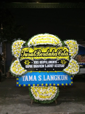 Papan Bunga Duka di Semanggi