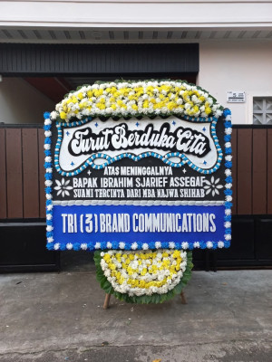 Papan Bunga Duka di Semanggi